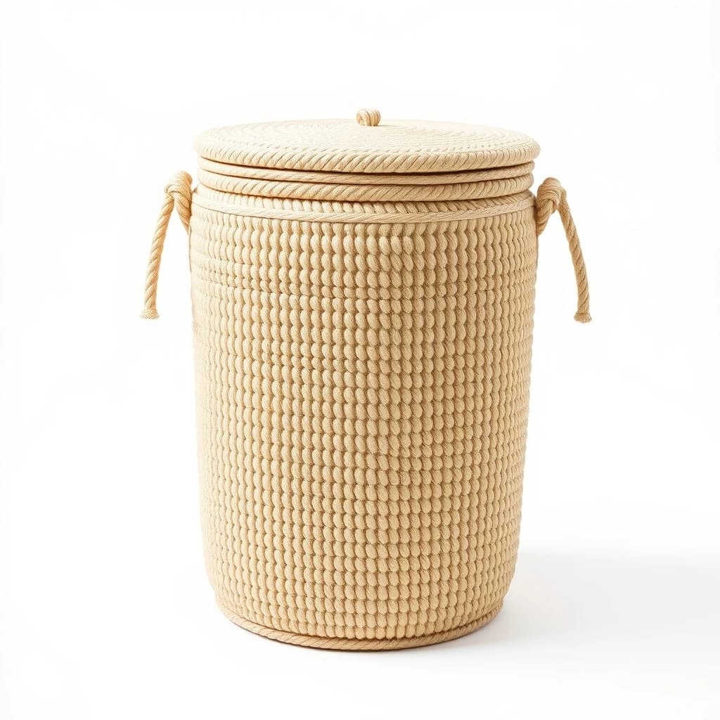 Cotton Rope Laundry Hamper